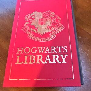 Hogwarts Library set of three hardcover books for Harry Potter fans- preloved